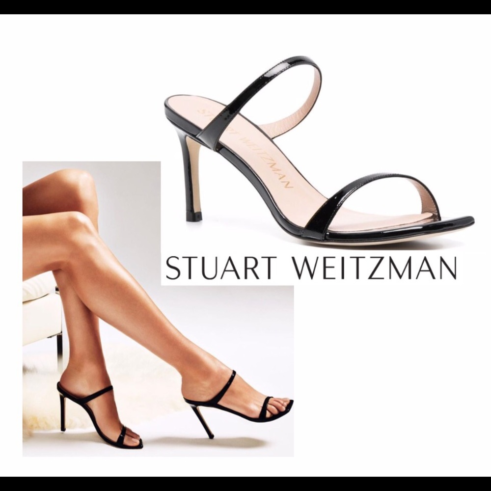 NEW!! Stuart Weitzman Aneena 75 Black US5